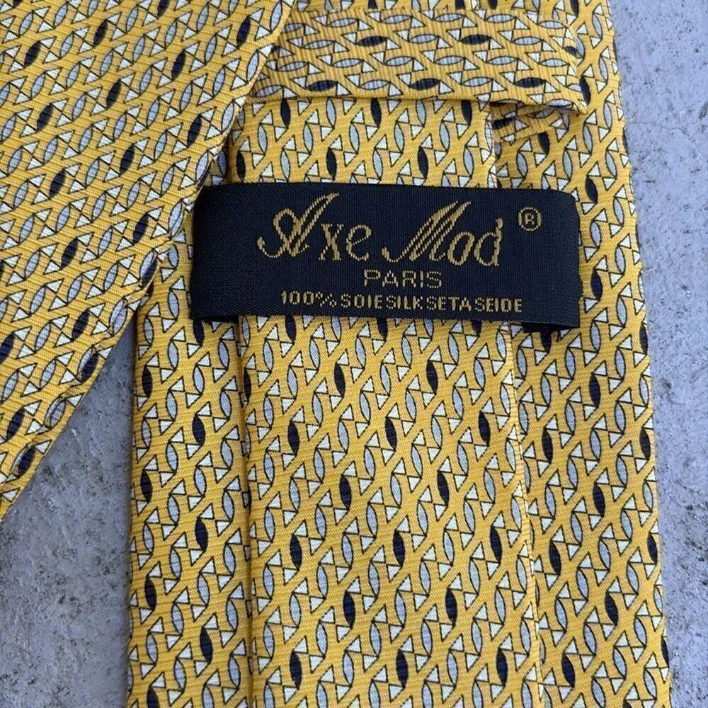 Axe Mod Paris silk tie - Picture 3 of 4